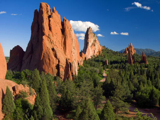 Garden of the Gods red rock spires